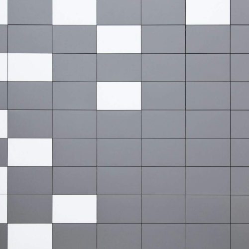 modern metal facade tiles